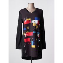 LE CABESTAN - Tunique manches longues noir en viscose - Femme - Taille 40 - Modz