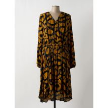 YEST - Robe mi-longue jaune en viscose - Femme - Taille 48 - Modz