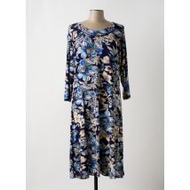 SIGNATURE - Robe mi-longue bleu en viscose - Femme - Taille 42 - Modz
