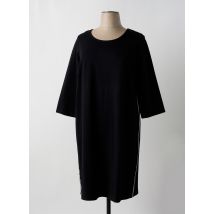 BASIC BY YESTA - Robe mi-longue noir en viscose - Femme - Taille 46 - Modz