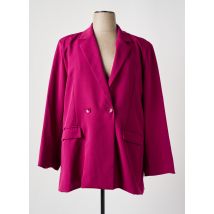 MELITEA - Blazer rose en polyester - Femme - Taille 48 - Modz