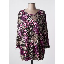 BRANDTEX - Tunique manches longues violet en viscose - Femme - Taille 44 - Modz