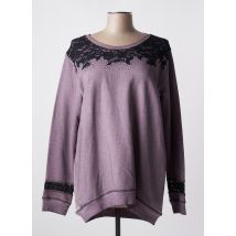 KJBRAND - Pull violet en coton - Femme - Taille 44 - Modz