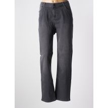 YESTA - Jeans coupe slim gris en coton - Femme - Taille 48 - Modz
