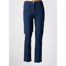 BRANDTEX - Jeans coupe slim bleu en coton - Femme - Taille 42 - Modz