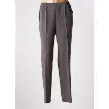 STARK - Pantalon droit marron en polyester - Femme - Taille 54 - Modz