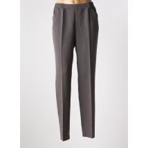 STARK - Pantalon slim gris en polyester - Femme - Taille 46 - Modz