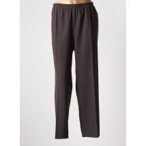 STARK - Pantalon droit gris en polyester - Femme - Taille 48 - Modz