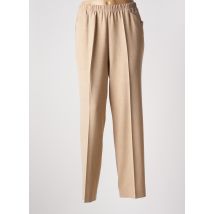 STARK - Pantalon droit beige en polyester - Femme - Taille 44 - Modz