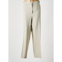 STARK - Pantalon droit beige en polyester - Femme - Taille 54 - Modz