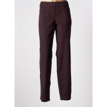ASCARI - Pantalon droit violet en coton - Femme - Taille 56 - Modz
