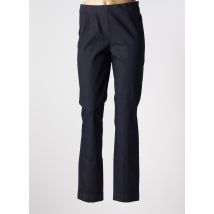 ADELINA BY SCHEITER - Pantalon slim bleu en coton - Femme - Taille 40 - Modz