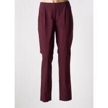 ADELINA BY SCHEITER - Pantalon slim violet en viscose - Femme - Taille 52 - Modz