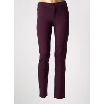 YOULINE - Pantalon slim violet en viscose - Femme - Taille 36 - Modz