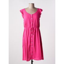 BARANDI - Robe mi-longue rose en coton - Femme - Taille 42 - Modz