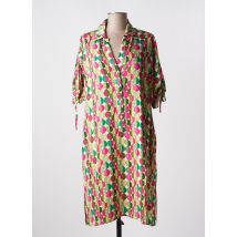 REVER MILE - Robe mi-longue vert en viscose - Femme - Taille 36 - Modz