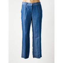 TINTA STYLE - Pantalon droit bleu en tencel - Femme - Taille 48 - Modz