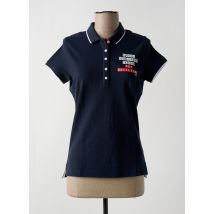 KAPITALES - Polo bleu en coton - Femme - Taille 36 - Modz