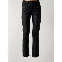 MEI GAO - Pantalon slim noir en coton - Femme - Taille 36 - Modz