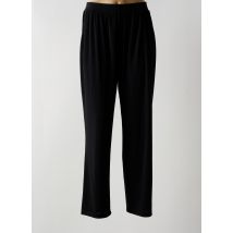 UN TEMPS POUR ELLE - Pantalon droit noir en polyester - Femme - Taille 42 - Modz