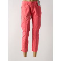 S.QUISE - Pantalon 7/8 rose en coton - Femme - Taille 44 - Modz