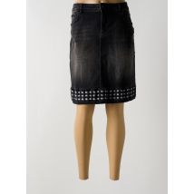 FRED SABATIER - Jupe mi-longue noir en coton - Femme - Taille 42 - Modz