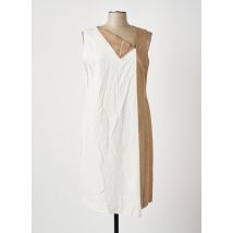 FELINO - Robe mi-longue beige en lin - Femme - Taille 44 - Modz