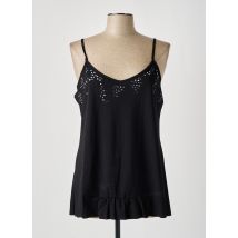 DOUBLE JEU - Top noir en polyester - Femme - Taille 42 - Modz