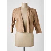 FELINO - Boléro marron en lin - Femme - Taille 44 - Modz