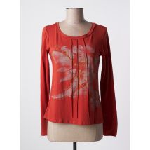 DECA - Top marron en coton - Femme - Taille 38 - Modz