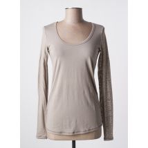 DECA - Top gris en coton - Femme - Taille 40 - Modz