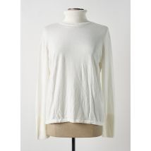 SAINT JAMES - Pull col roulé blanc en coton - Femme - Taille 44 - Modz