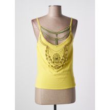 LUISA CERANO - Top jaune en coton - Femme - Taille 38 - Modz