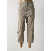 FRED SABATIER - Pantalon 7/8 gris en coton - Femme - Taille 54 - Modz