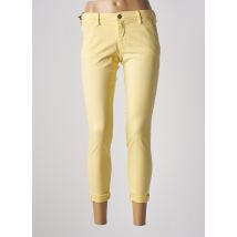 TEDDY SMITH - Pantalon chino jaune en coton - Femme - Taille W24 - Modz