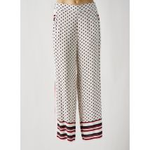 BISCOTE - Pantalon large blanc en viscose - Femme - Taille 40 - Modz