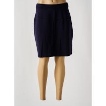 LE PETIT BAIGNEUR - Jupe mi-longue bleu en merinos - Femme - Taille 40 - Modz