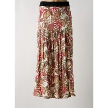 GARCIA - Jupe longue rose en viscose - Femme - Taille 36 - Modz
