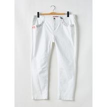 STREET ONE - Pantalon slim blanc en coton - Femme - Taille 44 - Modz