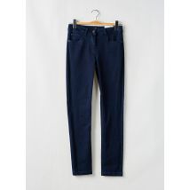 BRANDTEX - Pantalon slim bleu en coton - Femme - Taille 36 - Modz