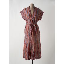 COLORES - Robe mi-longue rouge en coton - Femme - Taille TU - Modz