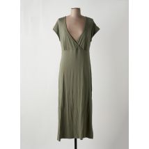 YERSE - Robe longue vert en viscose - Femme - Taille 36 - Modz