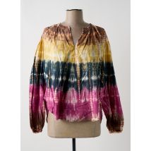 CHARLIE JOE - Blouse marron en coton - Femme - Taille 36 - Modz