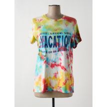 ME369 - T-shirt vert en coton - Femme - Taille 34 - Modz