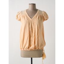 MAI 68 - T-shirt orange en coton - Femme - Taille 36 - Modz