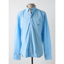 DARIO BELTRAN - Chemise manches longues bleu en coton - Homme - Taille M - Modz