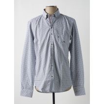 DARIO BELTRAN - Chemise manches longues bleu en coton - Homme - Taille M - Modz