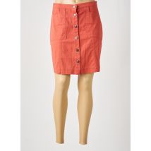 LA FIANCÉE - Jupe courte orange en coton - Femme - Taille 38 - Modz