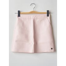 PEPE JEANS - Jupe courte rose en polyurethane - Fille - Taille TU - Modz