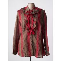 ALAIN WEIZ - Chemisier rouge en coton - Femme - Taille 44 - Modz